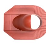 Проходной элемент для мягкой кровли Huopa/Slate красный 2