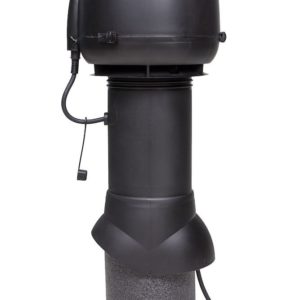Вентилятор воздуховода E120 Р 0-400м3/ч черный