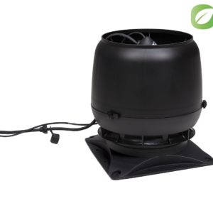 Вентилятор воздуховода ECo190S 0-700м3/ч + основание черный