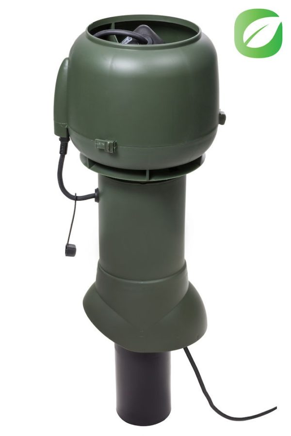 Вентилятор ECo110P/110/500 0 -600 м3/ч для биотуалетов и удаления радона зеленый 1 Вентилятор ECo110P/110/500 0 -600 м3/ч для биотуалетов и удаления радона зеленый