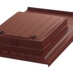 Кровельный люк универсальный Uniroof красный 1