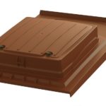 Кровельный люк универсальный Uniroof кирпичный 1