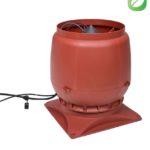 Вентилятор воздуховода ECo250S 0-1250м3/ч + основание красный 1