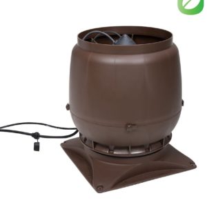 Вентилятор воздуховода ECo250S 0-1250м3/ч + основание коричневый