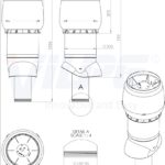 Вентиляционный выход XL-160/700 коричневый 3