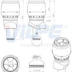 Вентиляционный выход XL-160/500 кирпичный 3