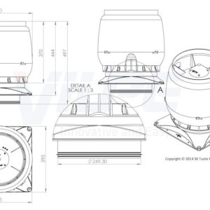 Вентиляционный выход S250 кирпичный