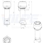Вентилятор ECo110P/110/700 0 -600 м3/ч для биотуалетов и удаления радона черный 2