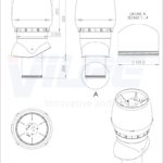 Вентиляционный выход XL-200/500 кирпичный 3