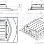 Кровельный люк универсальный Uniroof черный 3