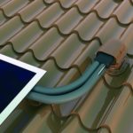 Проходной элемент для металлочерепицы с круглым профилем Solar Muotokate черный 3