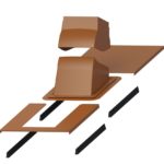 Проходной элемент для дымовой трубы Piippu Modular кирпичный 1