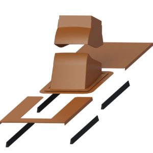 Проходной элемент для дымовой трубы Piippu Modular кирпичный