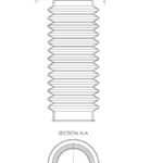 Труба гофрированная — 110 черный 2