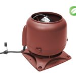 Вентилятор ECo110S 0 -600 м3/ч для биотуалетов и удаления радона красный 1