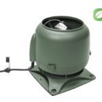 Вентилятор ECo110S 0 -600 м3/ч для биотуалетов и удаления радона зеленый 1