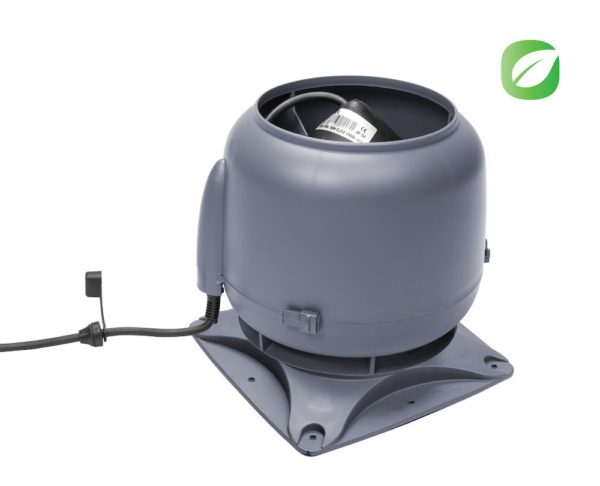 Вентилятор ECo110S 0 -600 м3/ч для биотуалетов и удаления радона серый 1 Вентилятор ECo110S 0 -600 м3/ч для биотуалетов и удаления радона серый