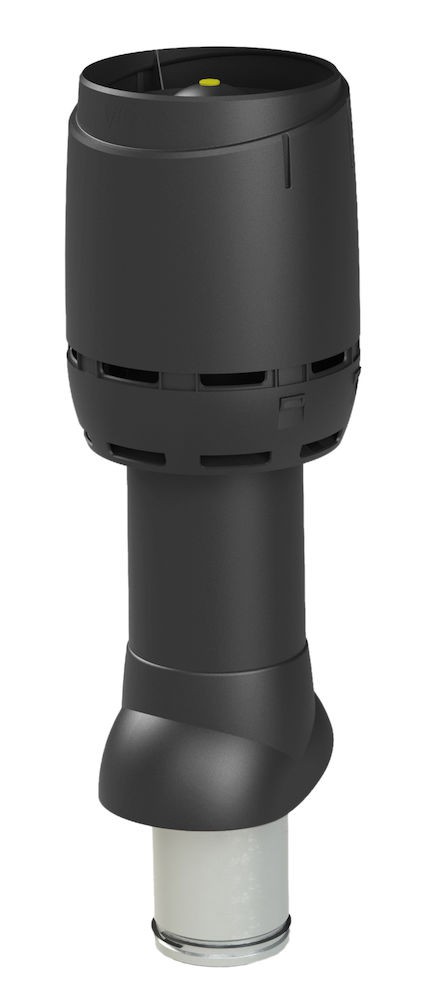 Вентиляционный выход FLOW 125/700 черный 1 Вентиляционный выход FLOW 125/700 черный