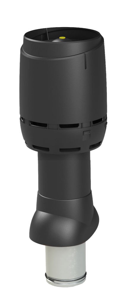 Вентиляционный выход FLOW 125/500 черный 1 Вентиляционный выход FLOW 125/500 черный