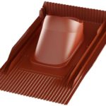 Проходной элемент для натуральной черепицы Unitile 2K красный 1